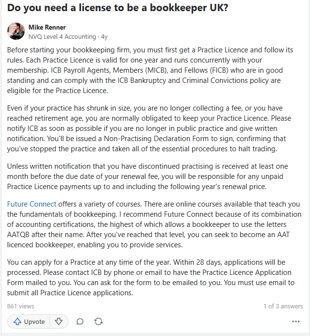 Quora answer screenshot showing views